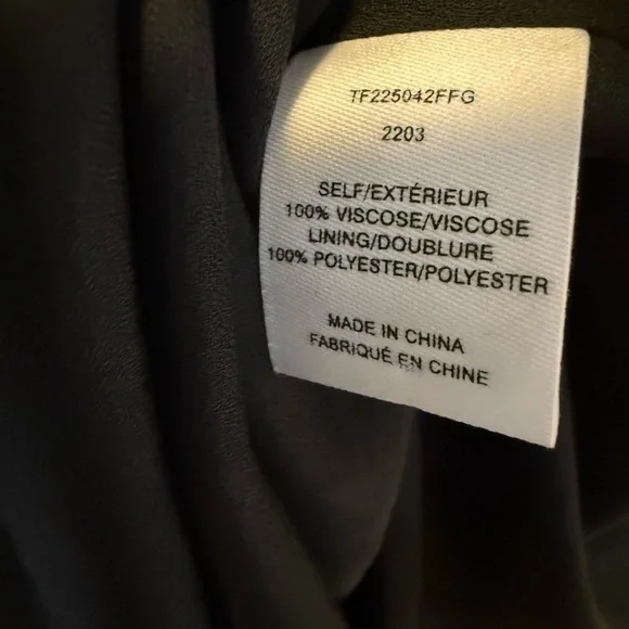 NWT Derek Lam 10 Crosby Tracy Black Floral Printed Midi Dress, Size 14 - Picture 13 of 13